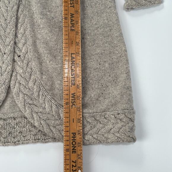 Irelandseye Knit Women Wool Cashmere Boho Gramacore Oversize Cardigan Sweater XL - Picture 2 of 9